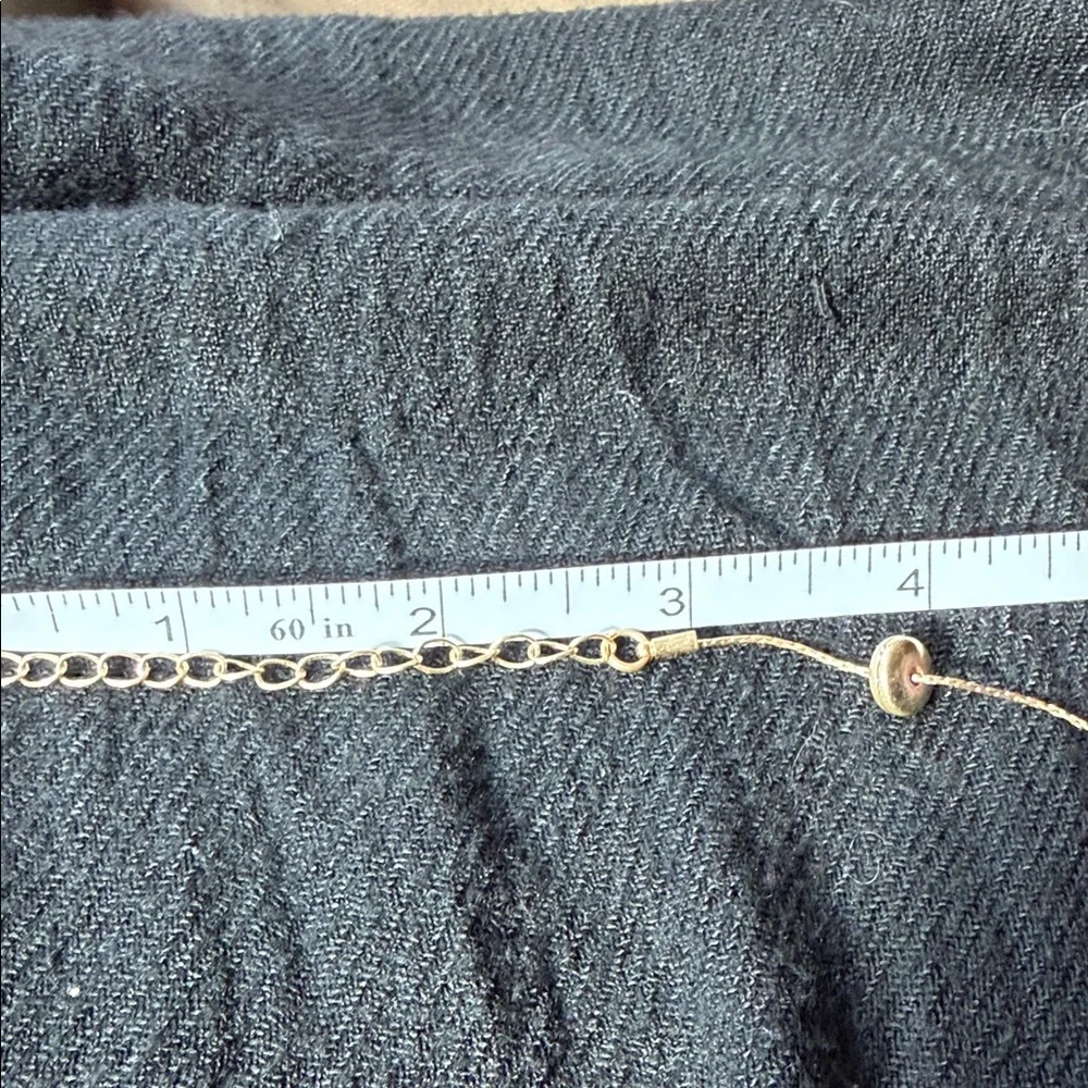 NWT Plunder Gold Necklace with Turquoise Accents